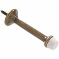 Hillman 3 ANTIQUE BRASS RGD DOORSTOP 851324